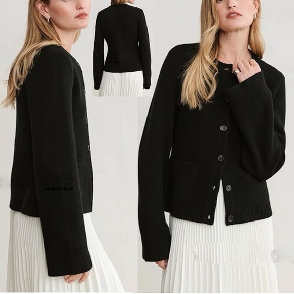 NWOT Button Cardigan Sweater Long Sleeve Soft Knit Jacket - Picture 6 of 7